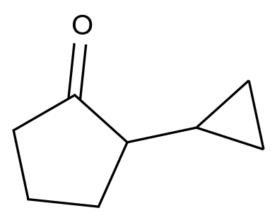 2-cyclopropylcyclopentan-1-one CAS 196602-67-2 chemical structure