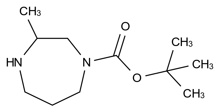  (R)-1-Boc-3-methyl-[1,4]diazepane CAS 223644-10-8 结构式 Chemical Structure