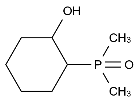 (Trans-2-hydroxycyclohexyl)dimethylphosphine oxide CAS 89618-70-2 结构式 Chemical Structure