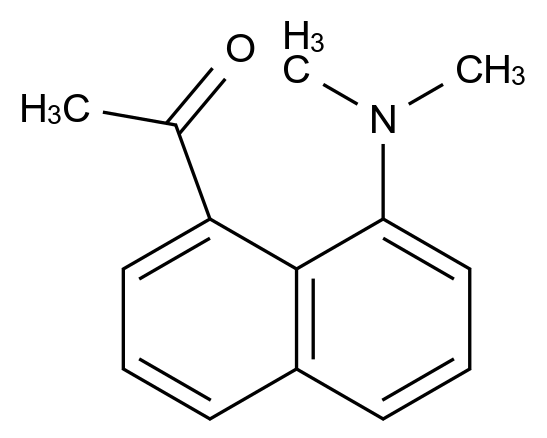1-(8-(Dimethylamino)naphthalen-1-yl)ethanone CAS 69674-53-9 chemical structure