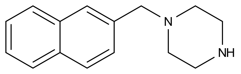 1-(naphthalen-2-ylmethyl)piperazine 1-(naphthalen-2-ylmethyl)piperazine CAS 61187-16-4 结构式 Chemical Structure