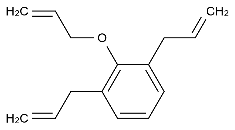 1,3-Diallyl-2-(allyloxy)benzene CAS 3383-04-8 chemical structure