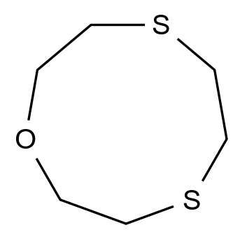 1,4,7-oxadithionane 1,4,7-oxadithionane CAS 40474-73-5 结构式 Chemical Structure