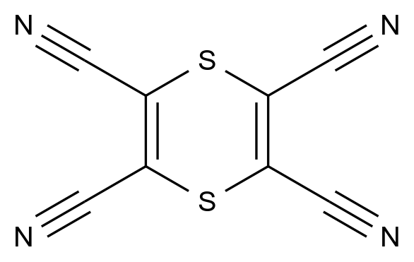 1,4-dithiine-2,3,5,6-tetracarbonitrile CAS 2448-55-7 chemical structure