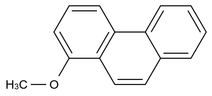  1-Methoxyphenanthrene CAS 834-99-1 结构式 Chemical Structure