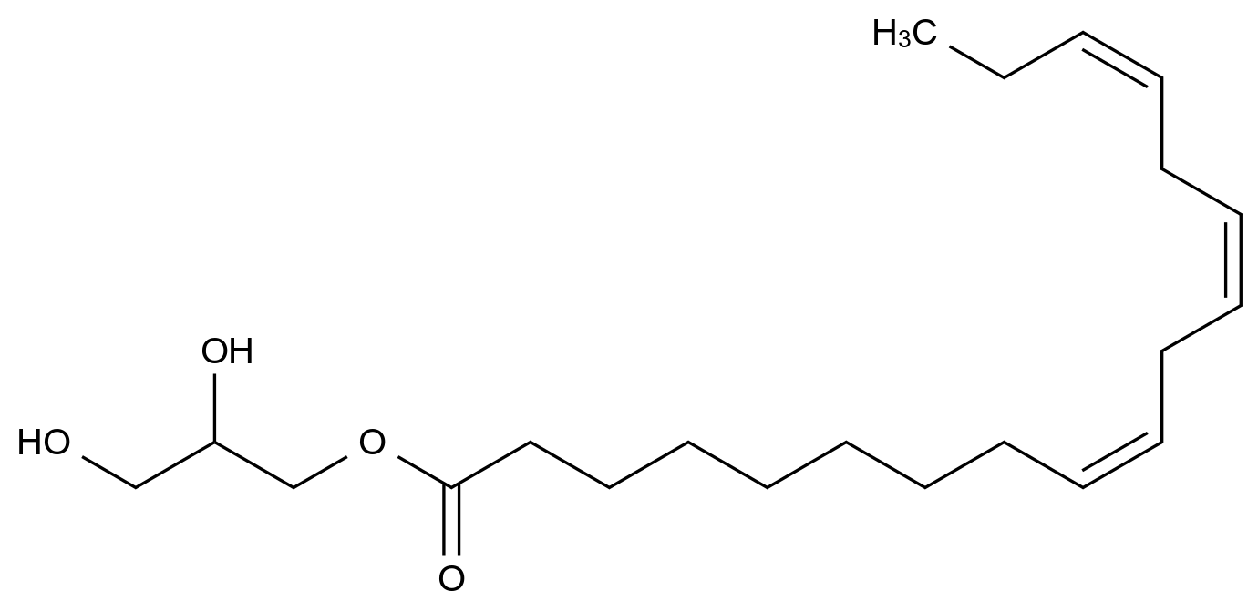 1-Monolinolenin CAS 75685-85-7 chemical structure