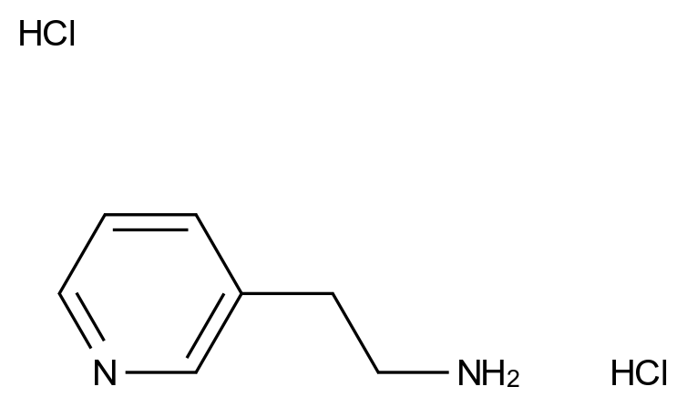 2-(Pyridin-3-yl)ethan-1-amine dihydrochloride CAS 90345-16-7 结构式 Chemical Structure