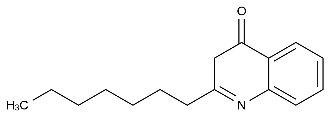  2-Heptylquinolin-4(1H)-one CAS 40522-46-1 结构式 Chemical Structure