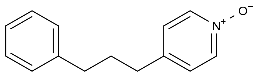  4-(3-Phenylpropyl)pyridine 1-oxide CAS 84824-92-0 结构式 Chemical Structure