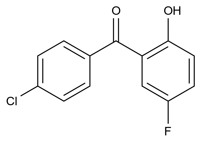CAS No.:62433-26-5,4-Chloro-5'-fluoro-2'-hydroxybenzophenone, 97%