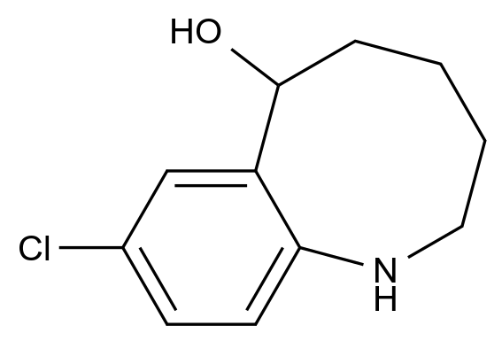 8-Chloro-1,2,3,4,5,6-hexahydrobenzo[b]azocin-6-ol CAS 34628-95-0 chemical structure