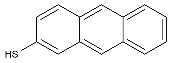 蒽-2-硫醇 Anthracene-2-thiol CAS 90590-00-4 结构式 Chemical Structure