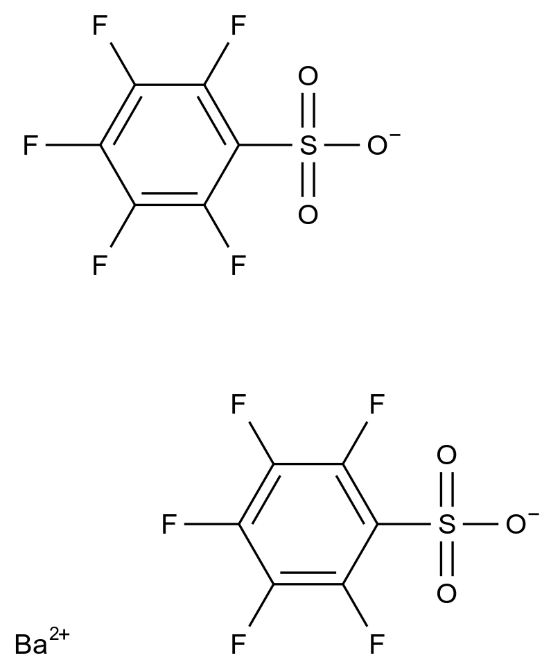 Bariumpentafluorobenzenesulfonate CAS 71735-31-4 chemical structure