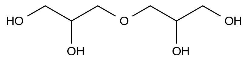 3,3'-Oxybis(propane-1,2-diol) CAS 627-82-7 chemical structure