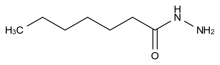 heptanohydraZide CAS 22371-32-0 chemical structure