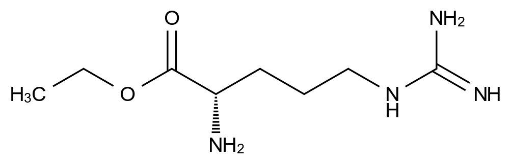 Arginine Ethyl Ester CAS 28696-31-3 chemical structure
