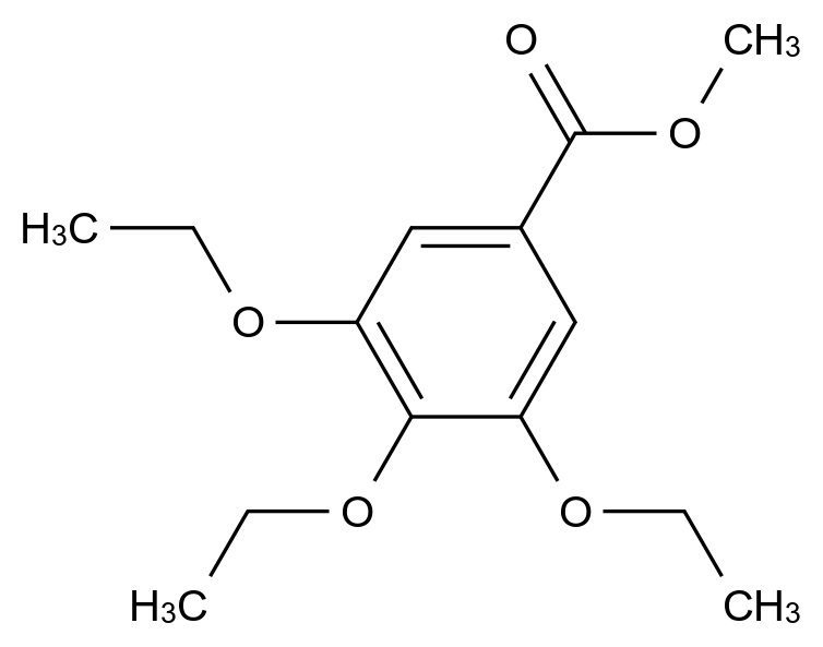 Methyl 3,4,5-triethoxybenzoate CAS 39666-77-8 chemical structure