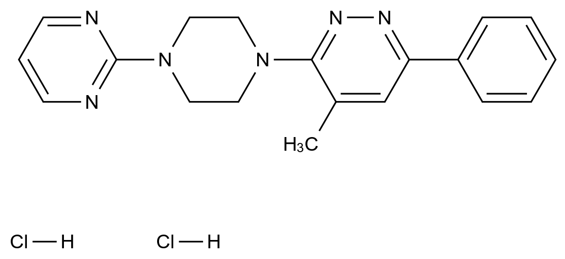  Minozac DiHCl CAS 924909-75-1 结构式 Chemical Structure