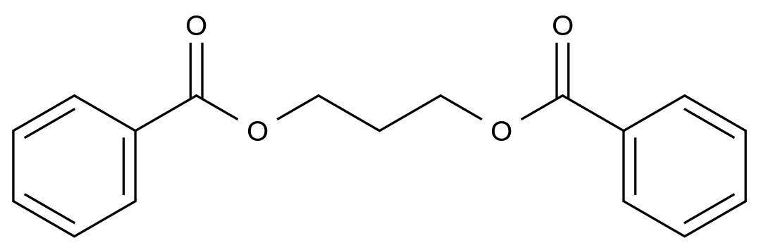 Propane-1,3-diyl dibenzoate CAS 2451-86-7 结构式 Chemical Structure