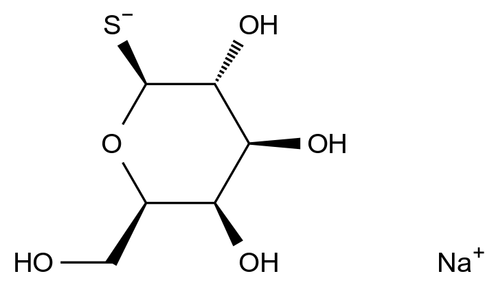  β--Thiogalactose sodium salt CAS 42891-22-5 结构式 Chemical Structure