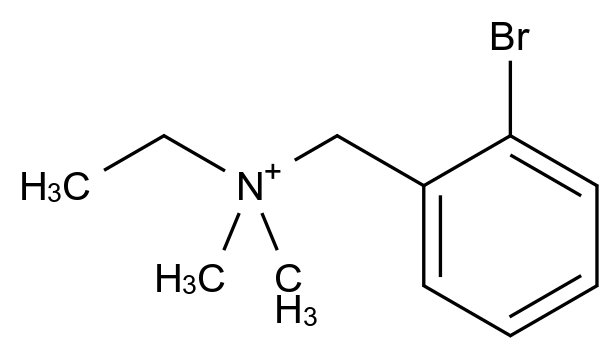  (2-bromobenzyl)ethyldimethylaminium
(2-bromophenyl)methyl-ethyl-dimethylazanium
(o-Bromobenzyl)ethyldimethylammonium p-toluenesulfonate
2-bromo-N-ethyl-N,N-dimethylbenzenemethanaminium
59-41-6
Benzenemethanaminium, 2-bromo-N-ethyl-N,N-dimethyl-, salt with 4-methylbenzenesulfonic acid (1:1)
Bretylium
Bretylium tolsylate
Bretylium tosylate(USAN)
Bretylum
D02YYF
N-(2-bromobenzyl)-N,N-dimethylethanaminium
N-ethyl-N,N-dimethyl-2-bromobenzenemethanaminium CAS 59-41-6 结构式 Chemical Structure