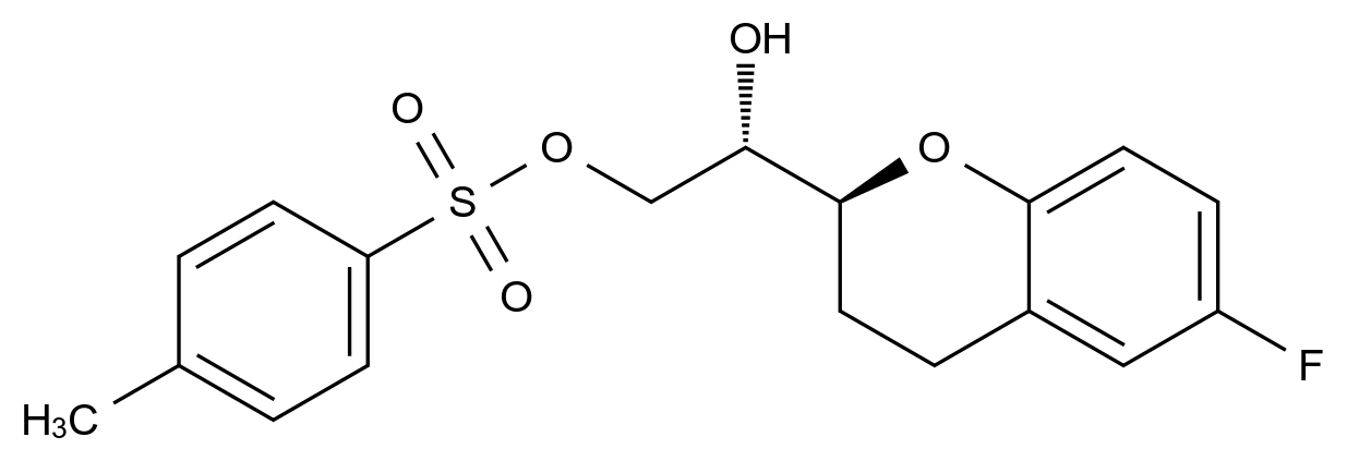 CAS No.:905454-58-2,(1’S,2S)-2-(2’-Tosyl-1’,2’-dihydroxyethyl)-6-fluorochromane