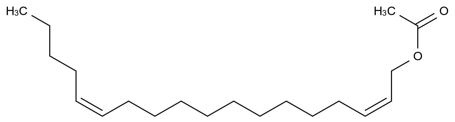  (E,Z)-2,13-Octadecadien-1-yl acetate CAS 86252-65-5 结构式 Chemical Structure