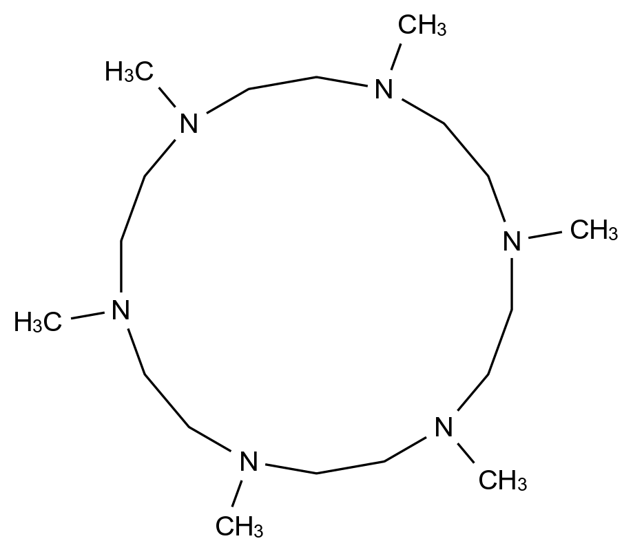 1,4,7,10,13,16-hexamethyl-1,4,7,10,13,16-hexaazacyclooctadecane CAS 79676-97-4 chemical structure