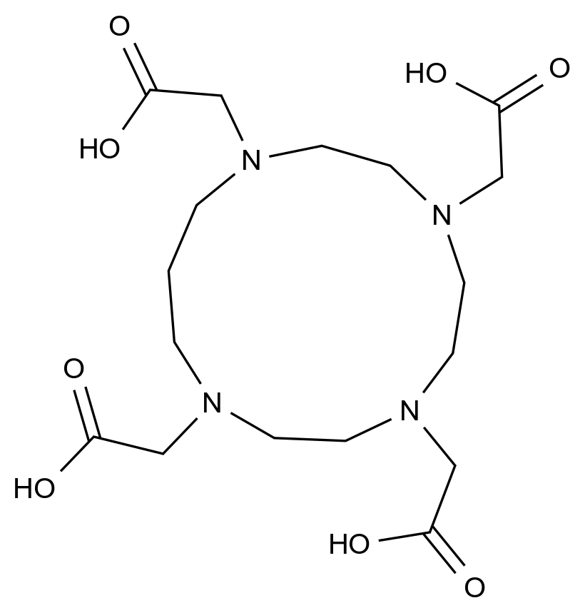  1,4,7,10-Tetraazacyclotridecane-1,4,7,10-tetraacetic acid CAS 60239-20-5 结构式 Chemical Structure