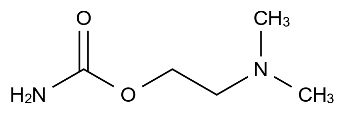 2-(Dimethylamino)ethyl carbamate CAS 4220-32-0 chemical structure