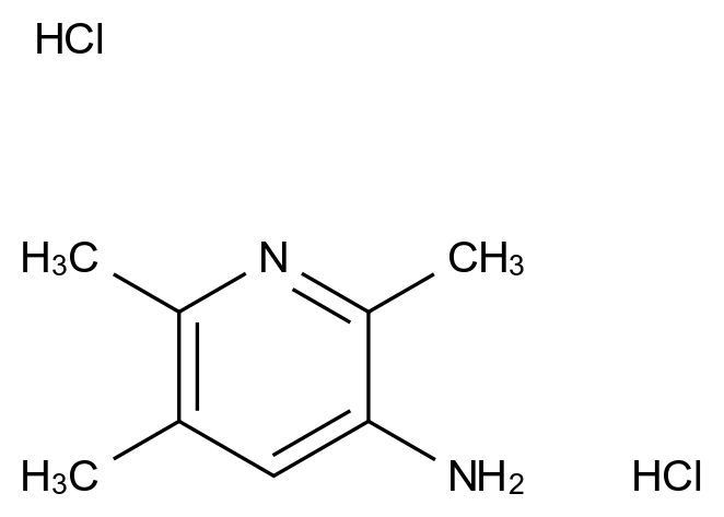  2,5,6-Trimethyl-3-pyridinamine dihydrochloride CAS 2089257-49-6 结构式 Chemical Structure