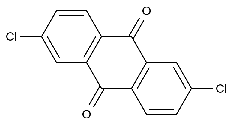 2,6-Dichloroanthracene-9,10-dione CAS 605-40-3 chemical structure