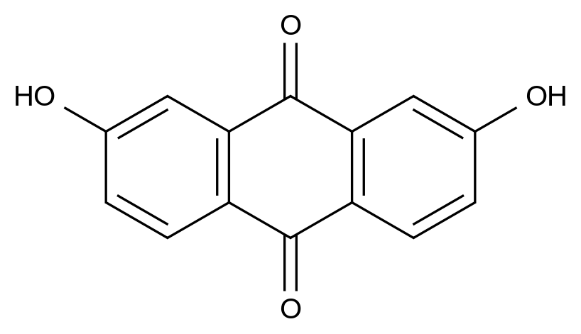2,7-Dihydroxyanthracene-9,10-dione CAS 572-93-0 chemical structure