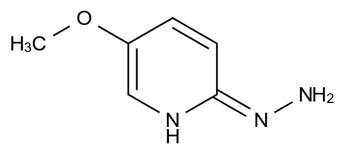 2-肼基-5-甲氧基吡啶 2-Hydrazinyl-5-methoxypyridine CAS 741287-82-1 结构式 Chemical Structure