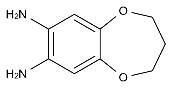 CAS No.:81864-63-3,3,4-Dihydro-2h-1,5-benzodioxepine-7,8-diamine
