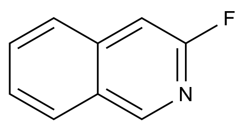  3-Fluoroisoquinoline CAS 396-29-2 结构式 Chemical Structure