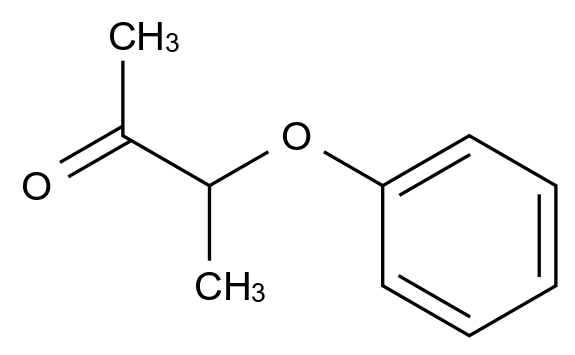  3-Phenoxybutan-2-one CAS 6437-85-0 结构式 Chemical Structure