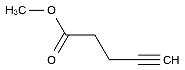 4-Pentynoic Acid Methyl Ester CAS 21565-82-2 结构式 Chemical Structure