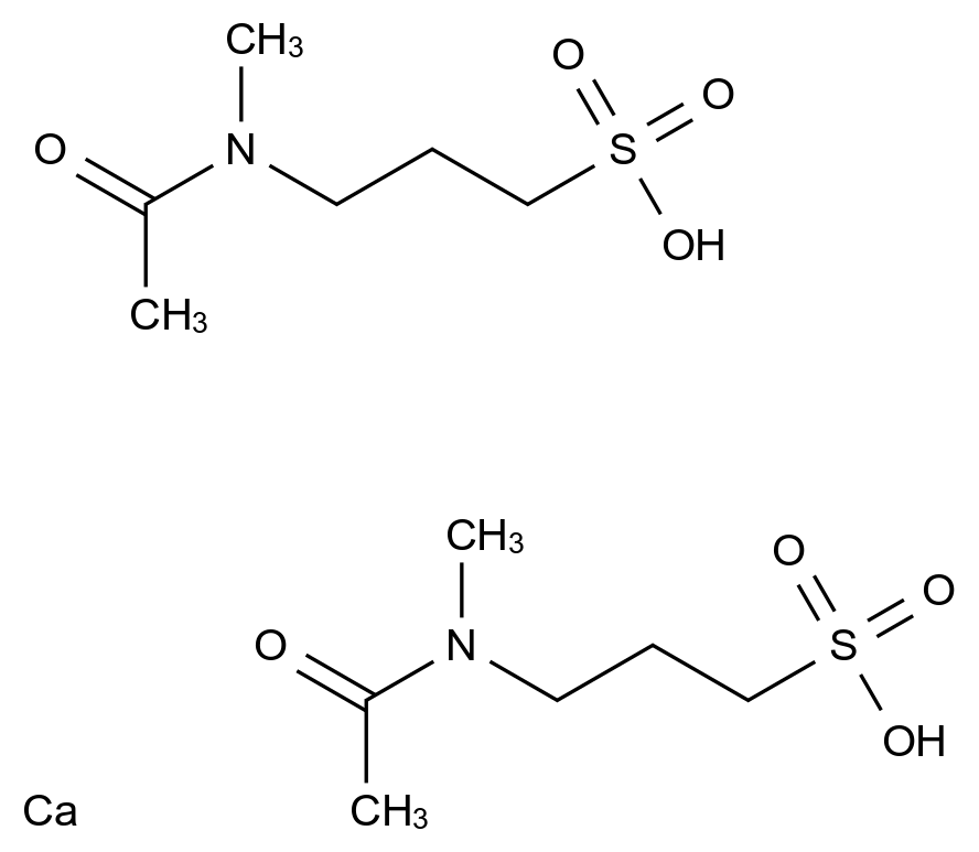 Acamprosate EP Impurity C Calcium Salt 结构式