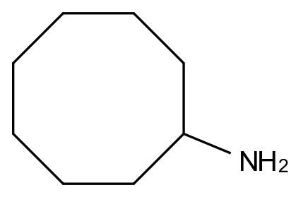  Cyclooctanamine CAS 5452-37-9 结构式 Chemical Structure