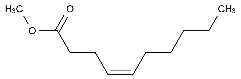  Methyl (Z)-dec-4-enoate CAS 7367-83-1 结构式 Chemical Structure