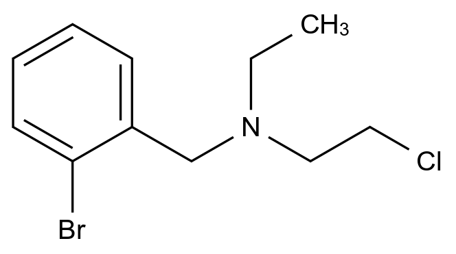  N-(2-Bromobenzyl)-2-chloro-N-ethylethan-1-amine CAS 62078-98-2 结构式 Chemical Structure