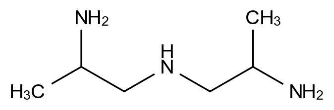 N-(2-氨丙基)丙烷-1,2-二胺 N1-(2-Aminopropyl)propane-1,2-diamine CAS 7356-00-5 结构式 Chemical Structure