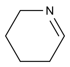 1-哌啶烯 1-piperideine CAS 505-18-0 结构式 Chemical Structure