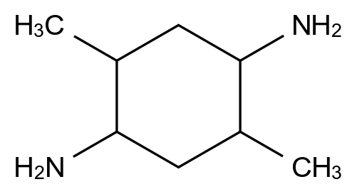 2,5-二甲基-1,4-苯二胺 6393-01-7
2,5-dimethyl-p-phenylenediamine
2,5-dimethyl-para-phenylenediamine
2,5-dimethylbenzene-1,4-diamine
4-Amino-2,5-dimethylaniline
1,4-dimethylphenylene-2,5-diamine
2,5-dimethylphenylene-1,4-diamine
2,5-dimethyl-1,4-benzoquinonediamine
CHEBI:53613 CAS 6393-01-7 结构式 Chemical Structure