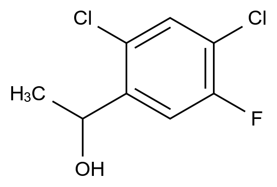 CAS No.:704-09-6,1-(2,4-Dichloro-5-fluorophenyl)ethan-1-ol