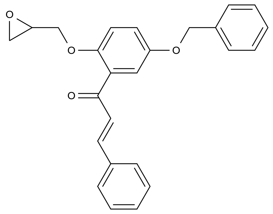 CAS No.:93885-31-5,1-[2-(Oxiranylmethoxy)-5-(benzyloxy)phenyl]-3-phenyl-2-propen-1-one
