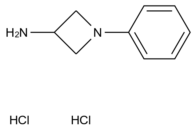  1-Phenylazetidin-3-amine dihydrochloride CAS 2055841-16-0 结构式 Chemical Structure