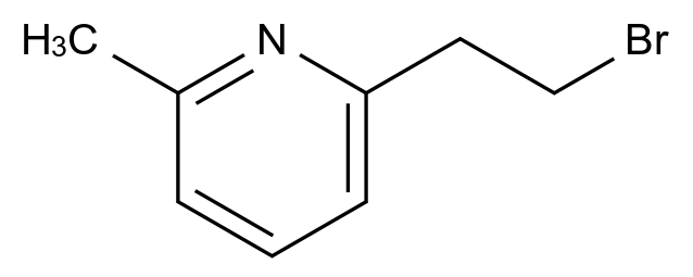 CAS No.:856834-88-3,2-(2-Bromoethyl)-6-methylpyridine