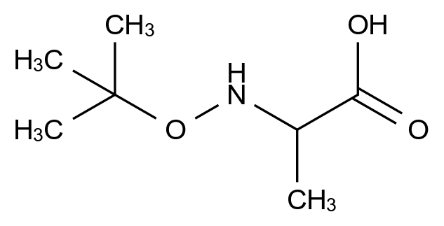2-(Tert-butoxyamino)propanoic acid CAS 54837-13-7 chemical structure